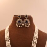 CZ Blue Sapphire Rani Har - Image 6