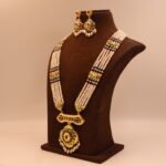 Multi Color Pendant Rani Har Pearl Necklace - Image 3