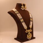 Multi Color Pendant Rani Har Pearl Necklace - Image 4