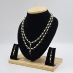 Black Onex Oval Pearl Tar Mala - Image 3