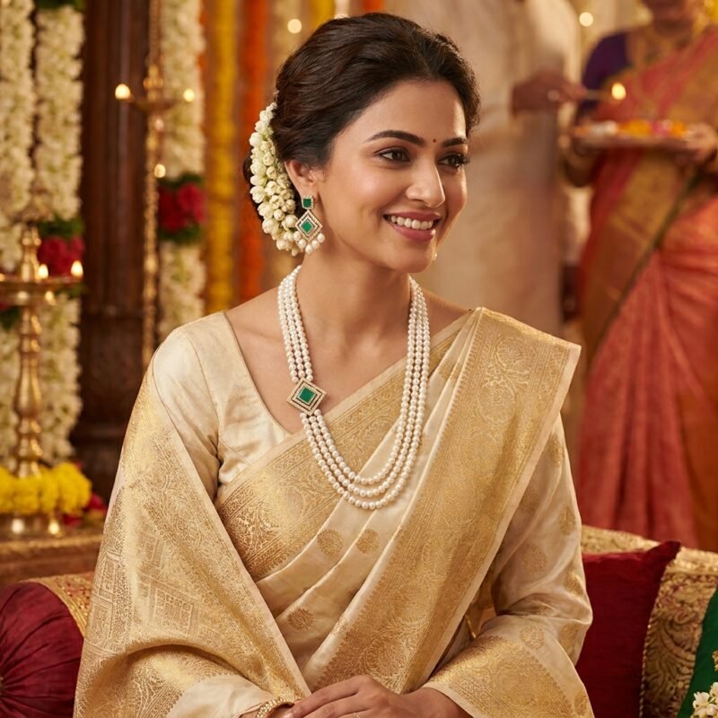 Pearl Jewellery Pearl Necklace Designs Sets. Hyderabadi & Office Wear