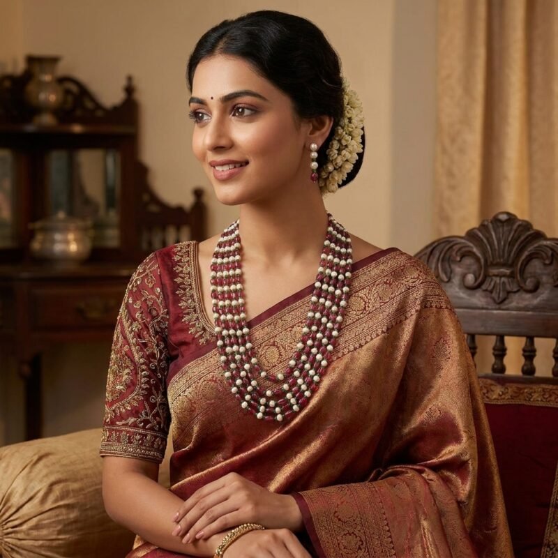 Shop Hyderabadi Pearl Necklace Set and Hyderabadi Pearl Jewellery Online
