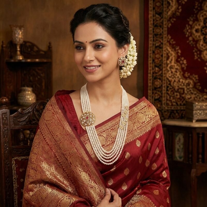 Perfect Occasions to Wear Hyderabadi Lac Bangles Pearl Jewellery Set