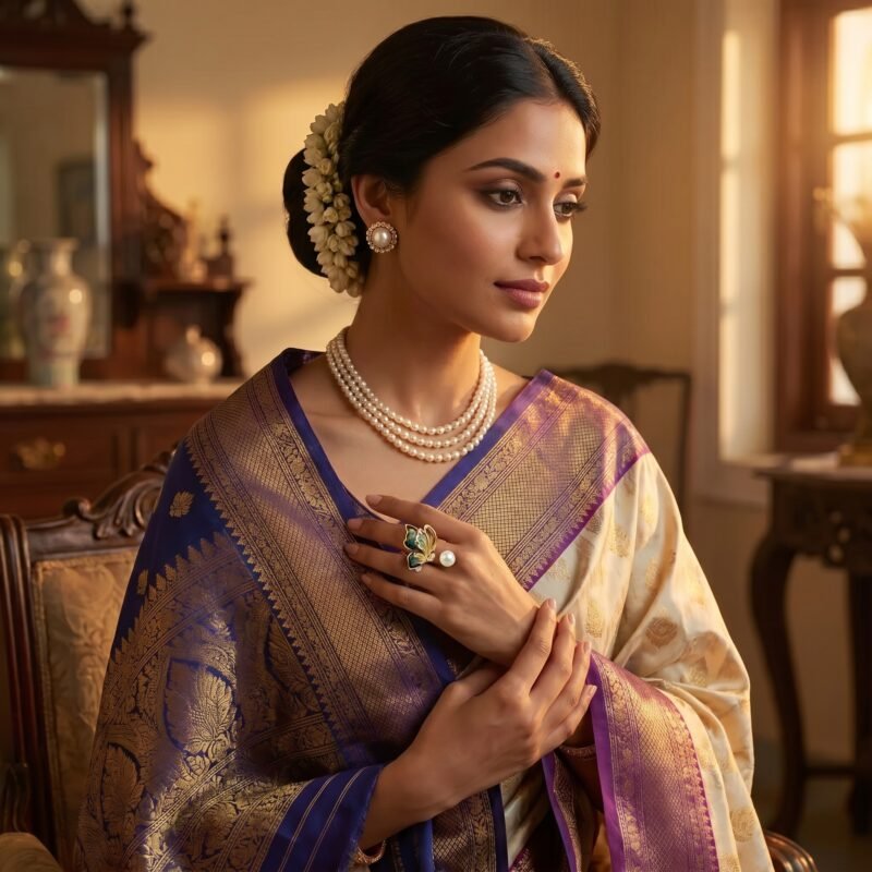 Buy Latest Design Hyderabadi Pearl Rings Online at Best Price
